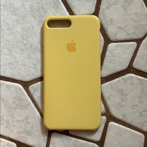 Yellow Apple iPhone case